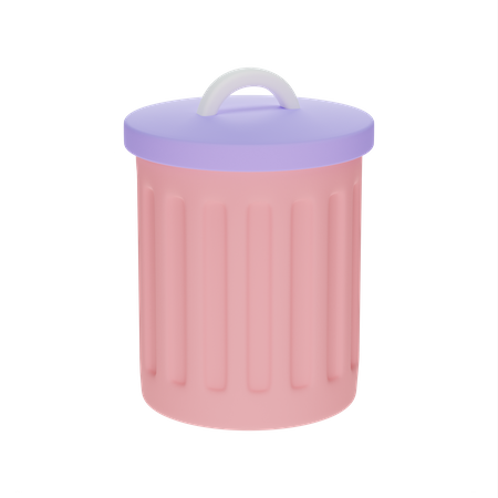 Contenedor de basura  3D Icon