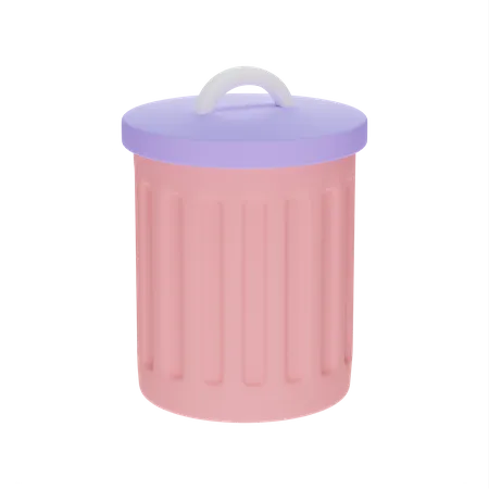 Contenedor de basura  3D Icon