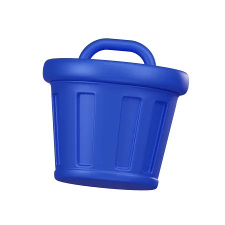 Papelera de reciclaje  3D Icon