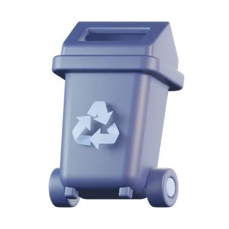 Papelera de reciclaje  3D Icon