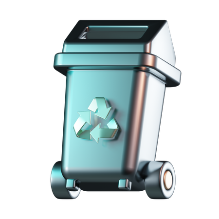 Papelera de reciclaje  3D Icon