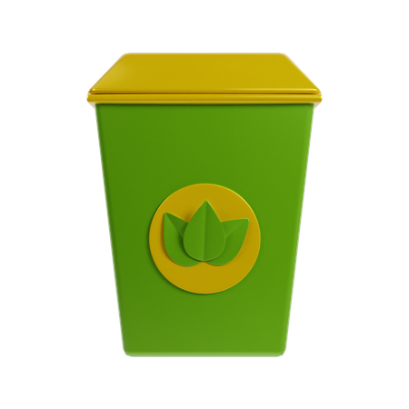 Papelera de reciclaje  3D Icon