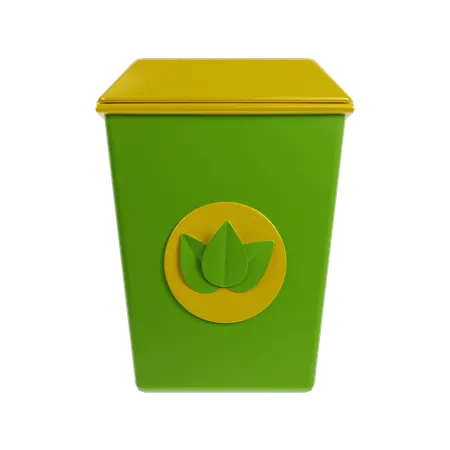 Papelera de reciclaje  3D Icon