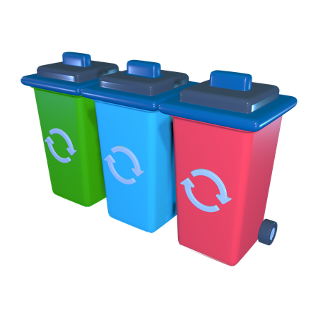 Tacho de reciclaje  3D Icon