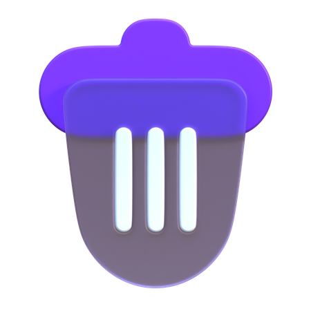 Papelera de reciclaje  3D Icon