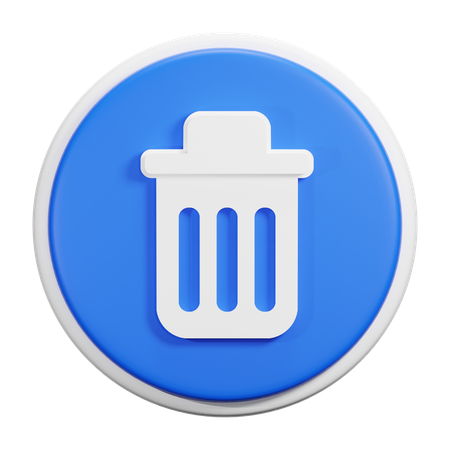 Papelera de reciclaje  3D Icon