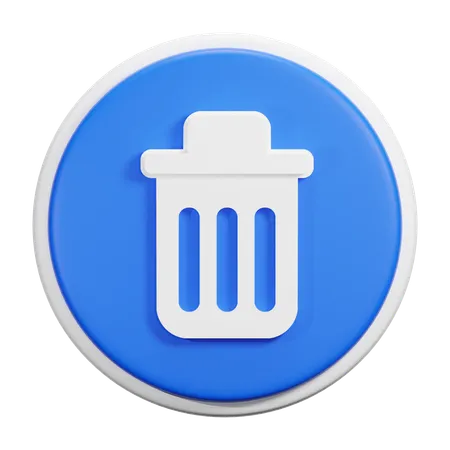 Papelera de reciclaje  3D Icon