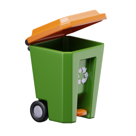 Tacho de reciclaje  3D Icon