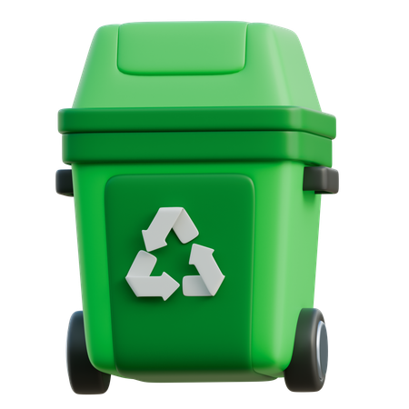 Papelera de reciclaje  3D Icon