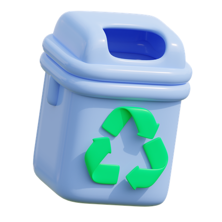 Papelera de reciclaje  3D Icon