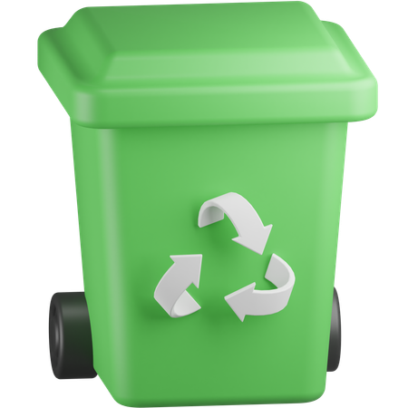 Papelera de reciclaje  3D Icon