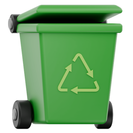 Tacho de reciclaje  3D Icon