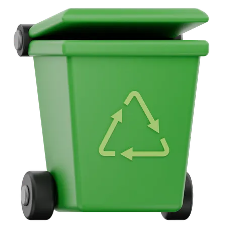 Tacho de reciclaje  3D Icon