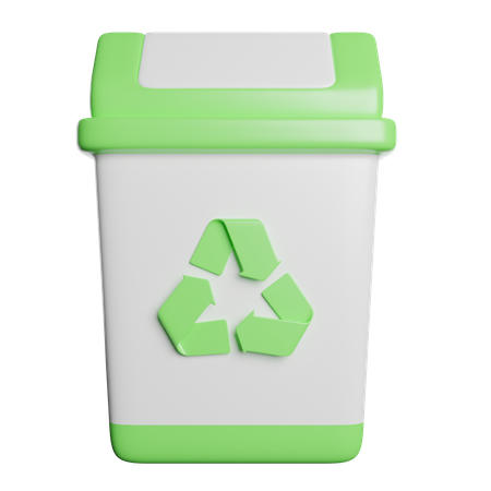 Papelera de reciclaje  3D Icon