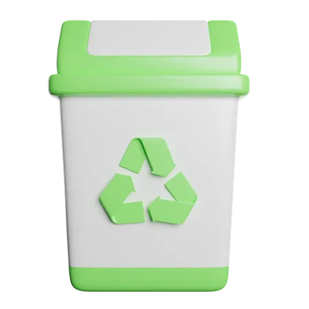 Papelera de reciclaje  3D Icon