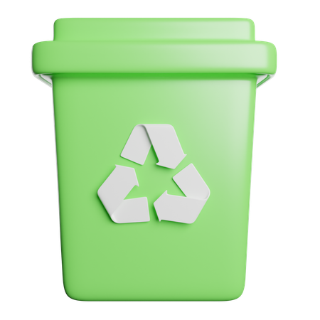 Papelera de reciclaje  3D Icon