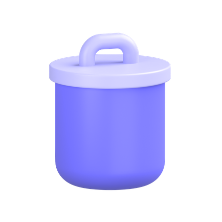 Papelera de reciclaje  3D Icon