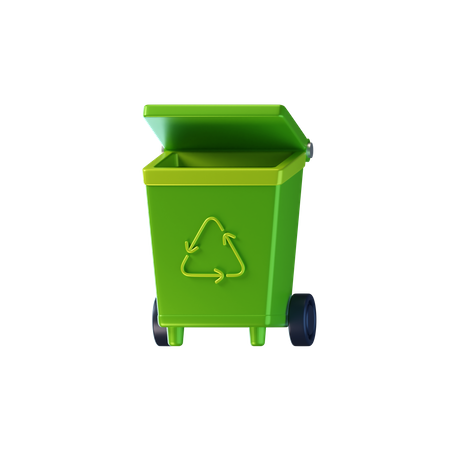 Papelera de reciclaje  3D Icon