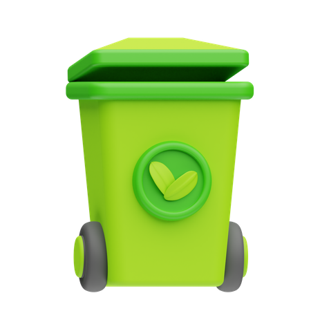 Papelera de reciclaje  3D Icon