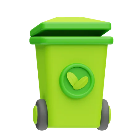 Papelera de reciclaje  3D Icon