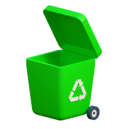 Papelera de reciclaje  3D Icon