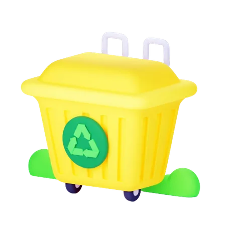 Tacho de reciclaje  3D Icon