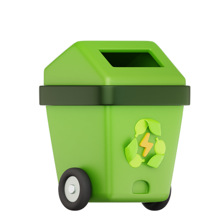 Papelera de reciclaje  3D Icon