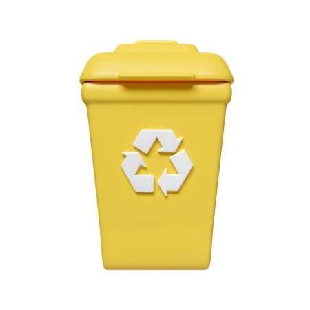 Papelera de reciclaje  3D Icon