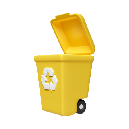 Papelera de reciclaje  3D Icon