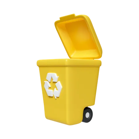 Papelera de reciclaje  3D Icon