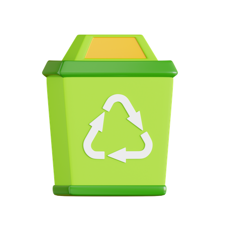 Tacho de reciclaje  3D Icon