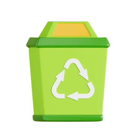 Tacho de reciclaje  3D Icon