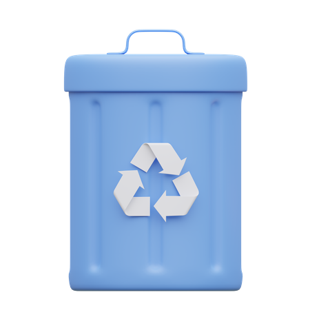 Papelera de reciclaje  3D Icon