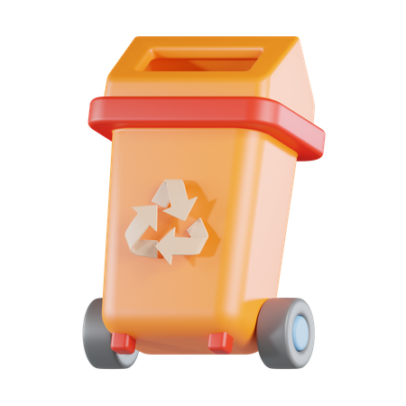 Papelera de reciclaje  3D Icon