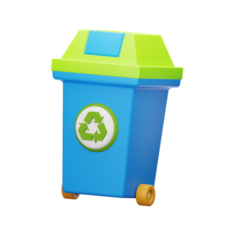 Papelera de reciclaje  3D Icon