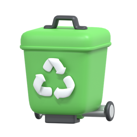 Papelera de reciclaje  3D Icon