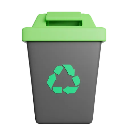 Papelera de reciclaje  3D Icon