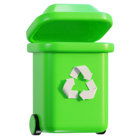 Papelera de reciclaje  3D Icon