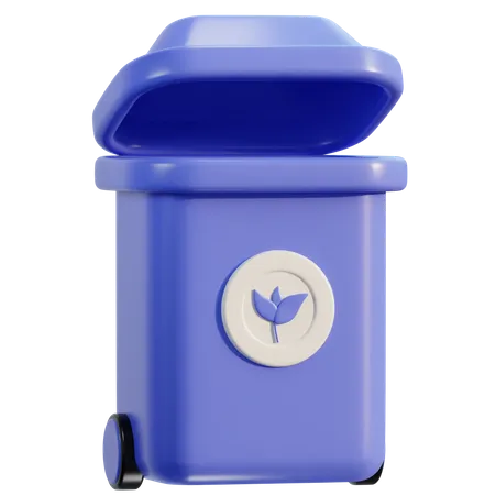 Papelera de reciclaje  3D Icon