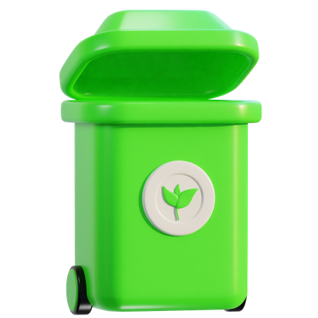 Papelera de reciclaje  3D Icon