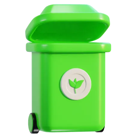 Papelera de reciclaje  3D Icon