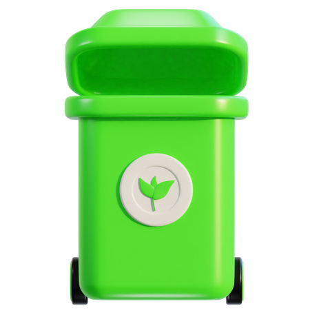 Papelera de reciclaje  3D Icon