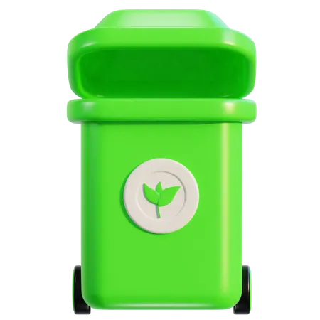 Papelera de reciclaje  3D Icon