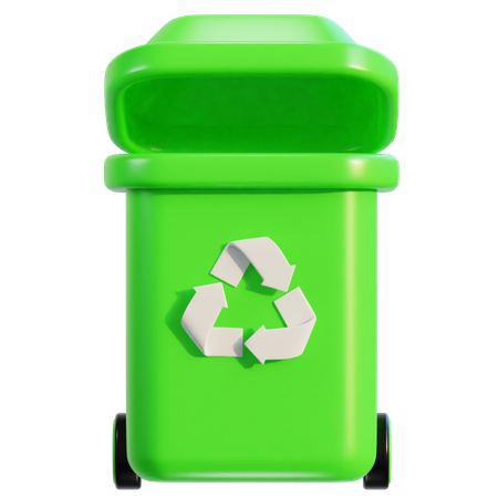 Papelera de reciclaje  3D Icon