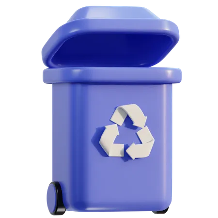 Papelera de reciclaje  3D Icon