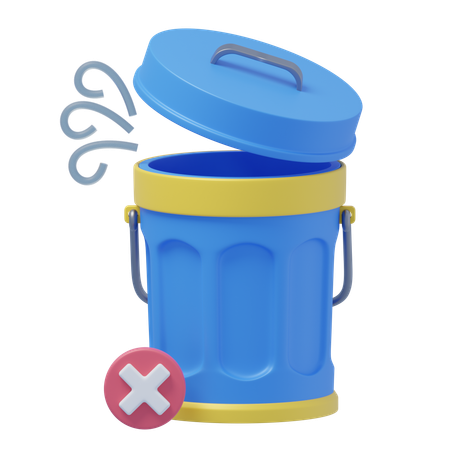 Papelera vacía No hay elementos para descartar  3D Icon