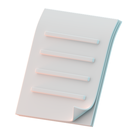 Documentos  3D Icon