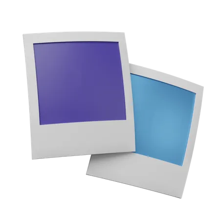 Papeles polaroides  3D Icon