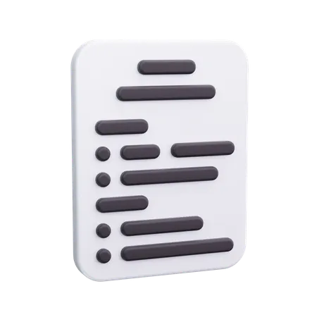 Paper  3D Icon