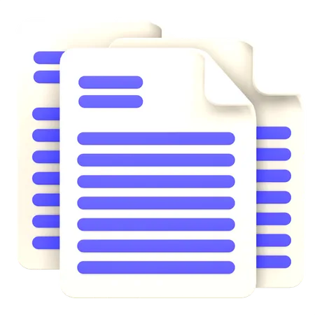 Paper  3D Icon